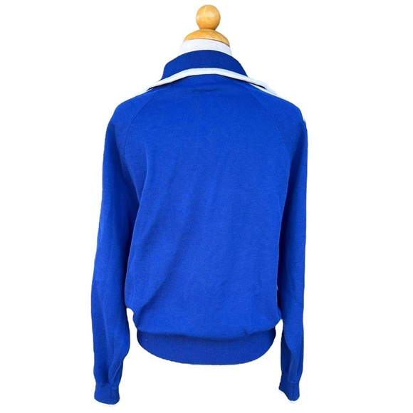 Isabel Marant Etoile Darcy Knit Track Jacket Full Zip Royal Blue White Medium - Picture 3 of 16